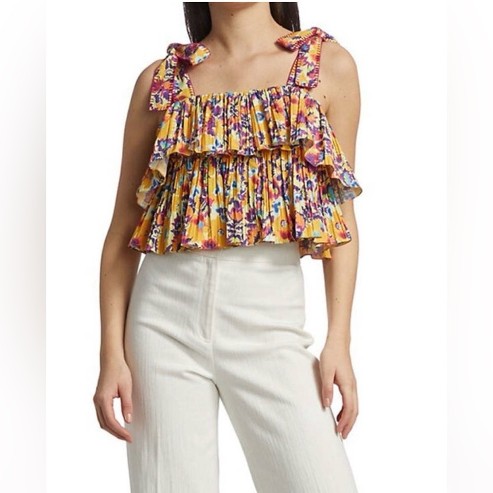 SALONI Colorful Sleeveless Top